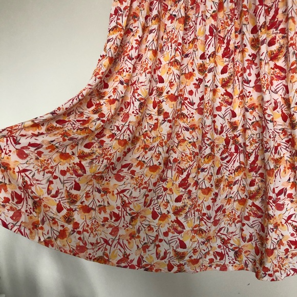 Etam NWT Red and Orange strapless mini dress - Picture 3 of 6